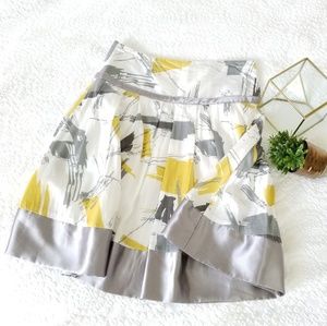 Grey white yellow Skirt